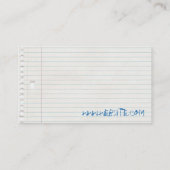 carte d'affaire louche (Dos)