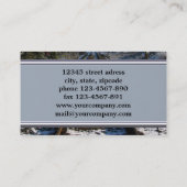 carte d'affaires d'hiver ferroviaire (Dos)