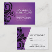 CARTE D'AFFAIRES ET DE RENDEZ-VOUS DE SALON DE (Devant / Derrière)