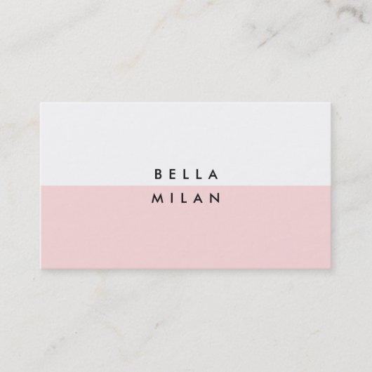 Carte d'affaires moderne et chic (Devant)