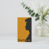 Carte d'affaires Natural Hair (Debout devant)