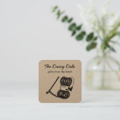 Carte d'affaires ou d'appel Crochet (Debout devant)