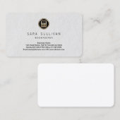 Carte d'affaires Premium de la personne comptable  (Devant / Derrière)