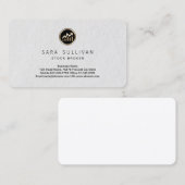 Carte d'affaires Premium du courtier en valeurs mo (Devant / Derrière)