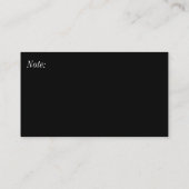 Carte d'affaires/profil de Pleine lune (Dos)