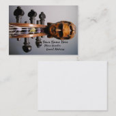 Carte d'affaires/profil de rouleau de Paganini (Devant / Derrière)