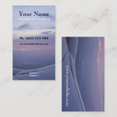 Carte d'affaires/profil Voyage (Devant / Derrière)