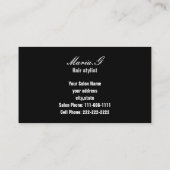 carte d'affaires Red Hair Salon (Dos)