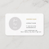 Carte d'affaires/rendez-vous combinée (Dos)