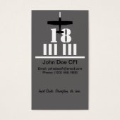 Carte d'affaires / reprise de l'instructeur de vol (Devant)