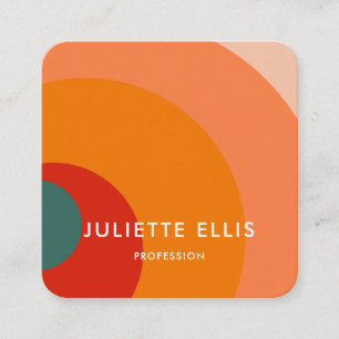 Carte d'affaires rétro