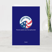 Carte d'affectation JFK Peace Corps (Dos)