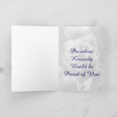 Carte d'affectation JFK Peace Corps (Intérieur)