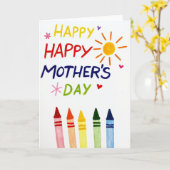 Carte d'affection artisanale (Fleur jaune)