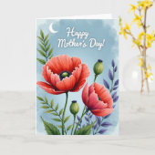 Carte d'affection Chevron Bloom (Fleur jaune)