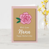 Carte d'affection Chevron Fleur (Fleur jaune)