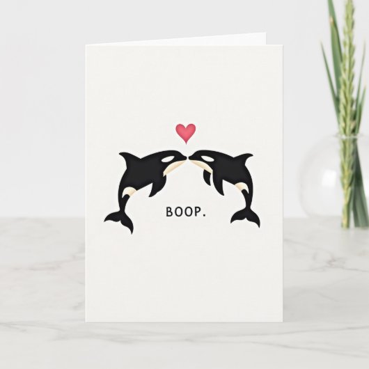 Carte d'affection monochrome (Devant)