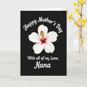 Carte d'affection Striped Bloom (Fleur jaune)
