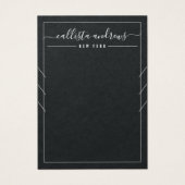 Carte d'affichage à collier multiple Cursive en pa (Devant)