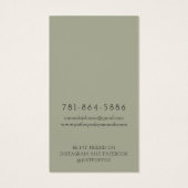 Carte d'affichage à oreille à la carrosserie moder (Dos)