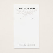 Carte d'affichage à oreille à la carrosserie moder (Devant)