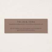 Carte d'affichage à oreille à oreille à la branche (Dos)