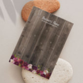 Carte d'affichage à oreille Bois rustique Bourgogn