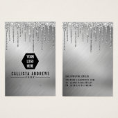 Carte d'affichage à oreille du logo des lecteurs d (Devant & derrière)