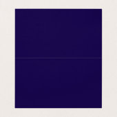 Carte d'affichage à oreille inclinée en bleu profo (Intérieur déplié)