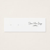 Carte d'affichage à oreille mini-poteau fleurie pe (Devant)