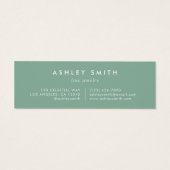 Carte d'affichage à oreille multiple du fleur sauv (Dos)