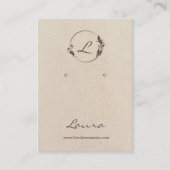 Carte d'affichage à oreille non blanche (Devant)