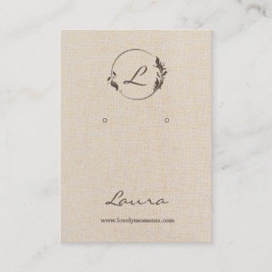 Carte d'affichage à oreille non blanche