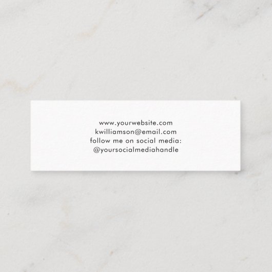 Carte d'affichage à oreille pour hoop costud de sc (Dos)