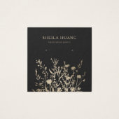 Carte d'affichage à oreille ・ Terre Floral Beige O (Devant)