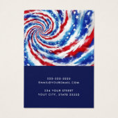 Carte d'affichage à oreille tourbée de teinture ro (Dos)