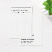 Carte d'affichage à oreilles multiples en noir bla (Bureau)
