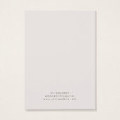 Carte d'affichage à thème de plage paisible (Dos)