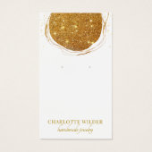 Carte d'affichage Abstrait Cercle Parties scintill (Devant)