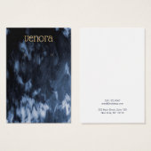 Carte d'affichage Abstraite à oreille peinte en no (Devant & derrière)