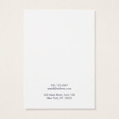 Carte d'affichage Abstraite à oreille peinte en no (Dos)