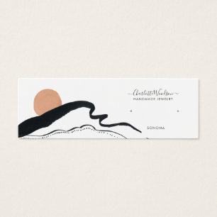 Carte d'affichage Abstraite Boho Bijoux d'oreille