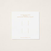 Carte d'affichage Abstraite Clips à cheveux (Dos)