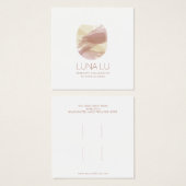 Carte d'affichage Abstraite Clips à cheveux (Devant & derrière)