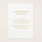 Carte d'affichage Abstraite de collier circulaire  (Dos)