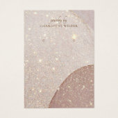 Carte d'affichage Abstraite de la Parties scintill (Devant)