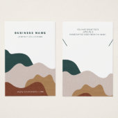 Carte d'affichage Abstraite du collier de bois mod (Devant & derrière)