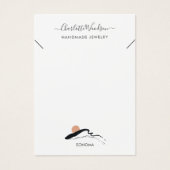 Carte d'affichage Abstraite du collier d'oreille B (Devant)