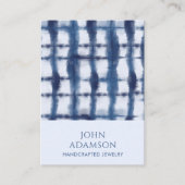 Carte d'affichage Abstraite Indigo Blue Motif (Devant)