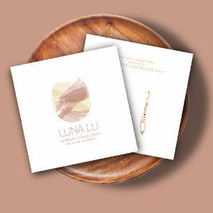 Carte d'affichage Abstraite minimaliste pour bijou